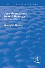 John Macquarrie’s Natural Theology: The Grace of Being