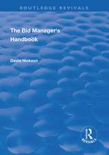 The Bid Manager's Handbook