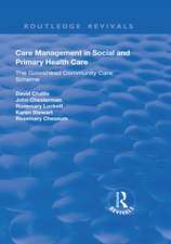 Care Management in Social and Primary Health Care: The Gateshead Community Care Scheme