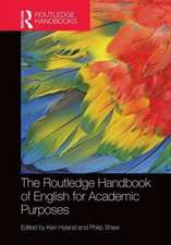 The Routledge Handbook of English for Academic Purposes