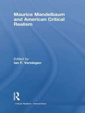 Maurice Mandelbaum and American Critical Realism