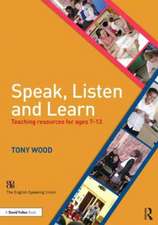 Speak, Listen and Learn: Teaching resources for ages 7-13