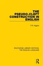 The Pseudo-Cleft Construction in English