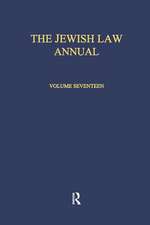 The Jewish Law Annual Volume 17