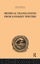 Metrical Translations from Sanskrit Writers