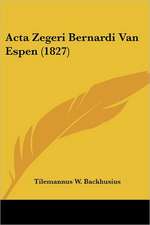 Acta Zegeri Bernardi Van Espen (1827)