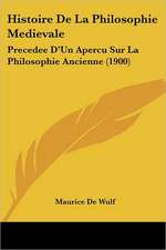 Histoire De La Philosophie Medievale