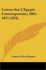 Lettres Sur L'Egypte Contemporaine, 1865-1875 (1876)