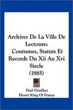 Archives De La Ville De Lectoure