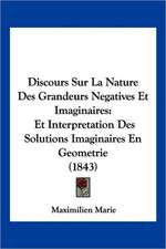 Discours Sur La Nature Des Grandeurs Negatives Et Imaginaires