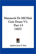 Manuscrit de Mil Huit Cent Douze V1