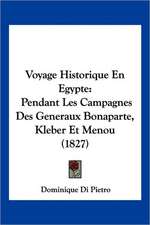 Voyage Historique En Egypte