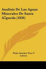 Analisis De Las Aguas Minerales De Santa Agueda (1836)