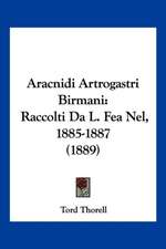 Aracnidi Artrogastri Birmani