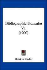 Bibliographie Francaise V1 (1900)