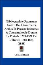 Bibliographie Ottomane