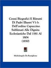 Cenni Biografici E Ritratti Di Padri Illustri V1-3