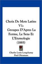 Choix De Mots Latins V1