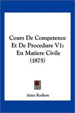 Cours De Competence Et De Procedure V1