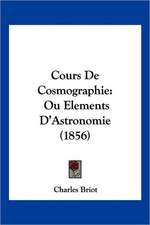 Cours De Cosmographie