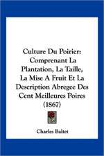 Culture Du Poirier