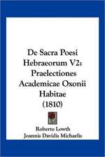 De Sacra Poesi Hebraeorum V2