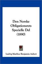 Den Norske Obligationsrets Specielle Del (1890)