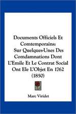 Documents Officiels Et Comtemporains