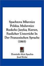 Spachtova Mluvnice Polska; Muluvnice Ruskeho Jazyka; Kurzer, Fasslicher Unterricht In Der Franzosischen Sprache (1865)