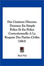 Des Citations Directes