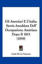 Gli Austriaci E L'italia