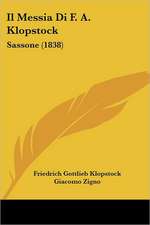 Il Messia Di F. A. Klopstock