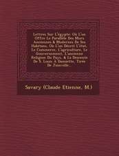 Lettres Sur L'égypte: Où L'on Offre Le Parallèle Des Mœurs Anciennes & Modernes De Ses Habitans, Où L'on Décrit L'état, Le Commerce, L'
