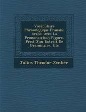 Vocabulaire Phras Ologique Fran Ais-Arabe: Avec La Prononciation Figur E, PR C D D'Un Extrait de Grammaire, Etc