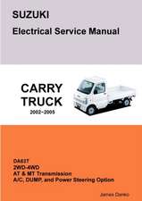 SUZUKI CARRY DA63T Electrical Service Manual & Diagrams