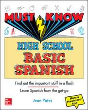 Must Know High School Basic Spanish