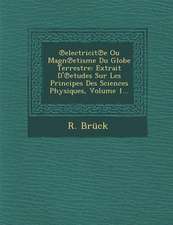 Electricit E Ou Magn Etisme Du Globe Terrestre: Extrait D' Etudes Sur Les Principes Des Sciences Physiques, Volume 1...