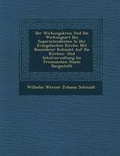 Der Wirkungskreis Und Die Wirkungsart Des Superintendenten in Der Evangelischen Kirche: Mit Besonderer R Cksicht Auf Die Kirchen- Und Schulverwaltung