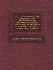 Meyer's Universum, Oder, Abbildung Und Beschreibung Des Sehenswerthesten Und Merkw&#65533;rdigsten Der Natur Und Kunst Auf Der Ganzen Erde, Volume 5