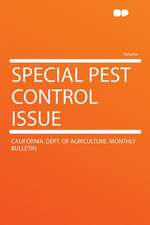 Special Pest Control Issue