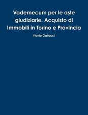 Vademecum Per Le Aste Giudiziarie. Acquisto Di Immobili in Torino E Provincia