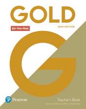 Gold Pre-First New Edition Teacher's Book and DVD-ROM pack