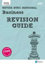 Pearson REVISE BTEC National Business Revision Guide inc online edition - for 2025 exams