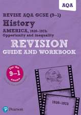 Pearson REVISE AQA GCSE History America, 1920-1973: Opportunity and inequality Revision Guide and Workbook: For 2025 and 2026 exams