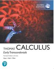 Thomas' Calculus: Early Transcendentals plus Pearson MyLab Mathematics with Pearson eText in SI Units