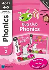 Bug Club Phonics Learn at Home Pack 2, Phonics Sets 4-6 for ages 4-5 (Six stories + Parent Guide + Activity Book)