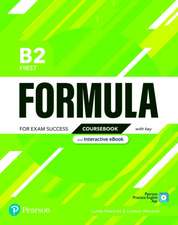 Formula B2 First Coursebook with key & eBook