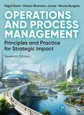 Operations and Process Management