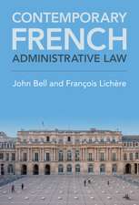 Contemporary French Administrative Law