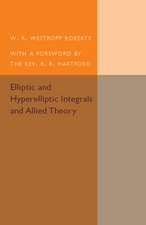 Elliptic and Hyperelliptic Integrals and Allied Theory